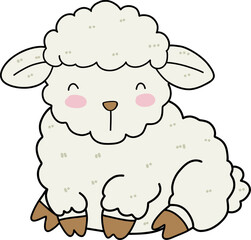 sheep character illustration