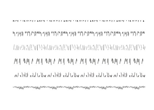 smocking brushes vector set for fashion flat sketches.gathers brushes.Drawstring,elastic gathers,
