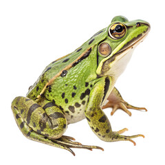 frog on white