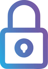  Simple Lock Vector Illustration for Cybersecurity