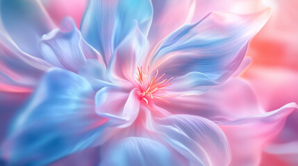 Vibrant, pastel, soft, dreamy, ethereal, and beautiful floral background. Backdrop for cosmetics, spa, perfume, beauty salon, florist shop, invitation, gift cards