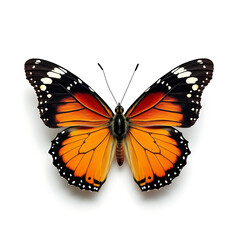 Fototapeta premium butterfly on white background