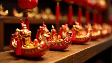 Fototapeta premium Decorative Dragon Boat Festival Ornaments