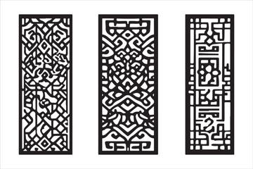 High-Quality Laser-Cut Pattern Bundle,
