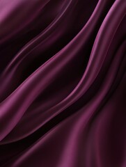 Obraz premium Dramatic folds of deep purple fabric create an elegant, luxurious backdrop with flowing shapes