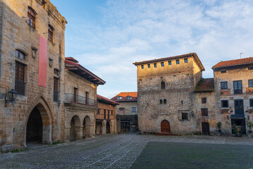 Fototapeta premium Santillana del Mar typical streets