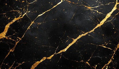 Luxury Black and Gold Marble Texture Background. Decoration, surface for design