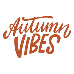 Autumn Vibes: Artistic calligraphic design embodies warmth, a vintage and rustic atmosphere, evoking the essence of the fall season. 