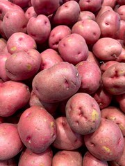 red and white potatoes