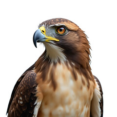 Naklejka premium golden eagle isolated on white background