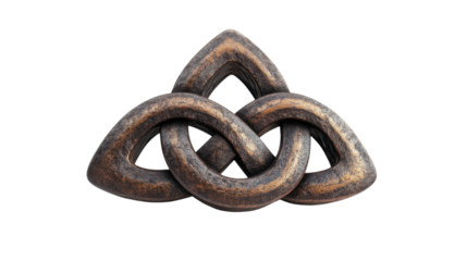 Triskelion symbol Isolated on white background