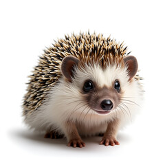 Fototapeta premium hedgehog isolated on white background
