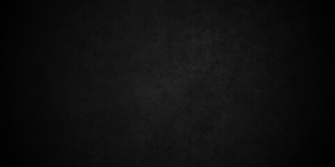 Fototapeta premium Abstract blackboard and chalkboard Dark black grunge textured concrete background. Panorama dark grey black slate background or texture. Vector black concrete texture. Stone wall background. 
