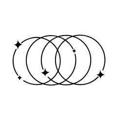 minimalistic shapes sparkling geometric © Zona