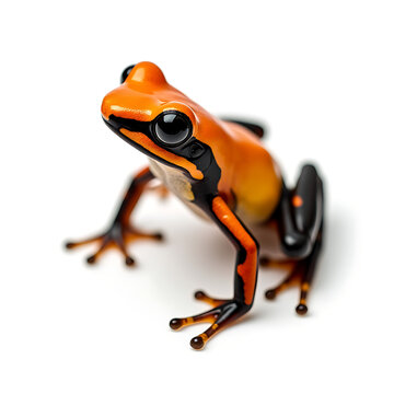 recommend clip art: a poison dart frog isolated on.  white background