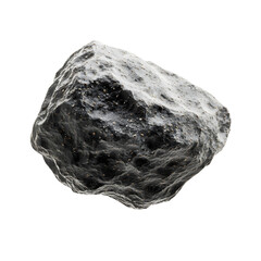 Obraz premium Solitary Asteroid Floating in the Dark Vastness of Space