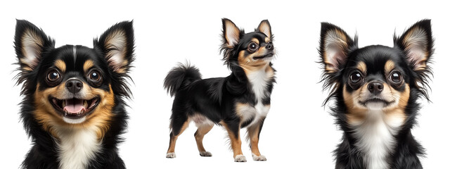 Obraz premium Cute Chihuahua dog on transparent background