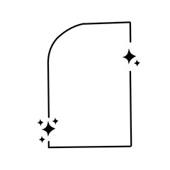 minimalistic shapes sparkling geometric © Zona