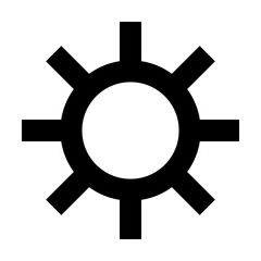 Obraz premium weather regular icon