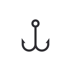 Anchor icon. Ship brake. Stencil anchor. Black anchor. Nautical anchor. Silhouette. Port symbol. Anchorage sign. Yacht Club. Sea port. Ship pointer. Shipbuilding icon. Shipyard. Marine. Fishing hook.