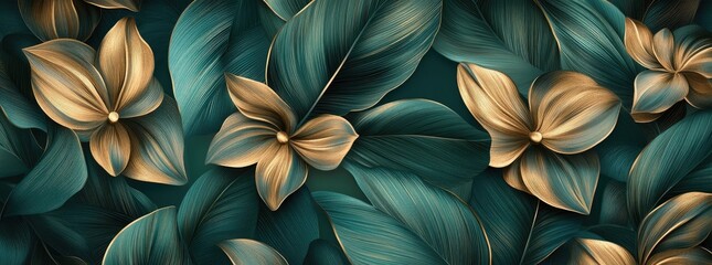 Luxurious Tropical Floral Design