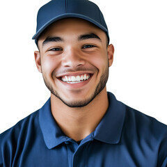 Smiling Delivery Worker