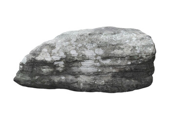 Rock isolated transparency background.