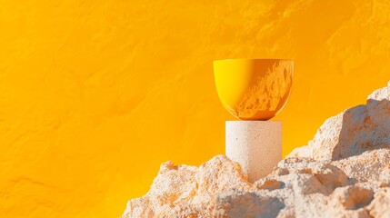 Entrepreneurial Triumph Award, celebrating outstanding achievements of market leaders, showcasing a prestigious trophy in a bright, inviting environment