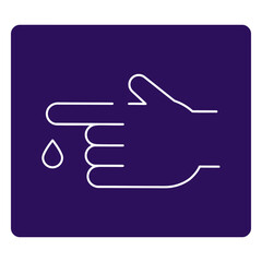 Obraz premium covid 19 diabetes stroke icon.