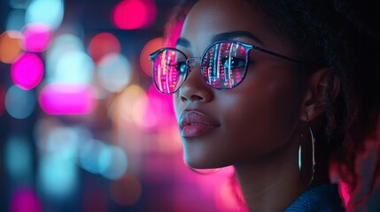 Tech Team Collaborating on Innovative Projects in Vibrant Urban Environment