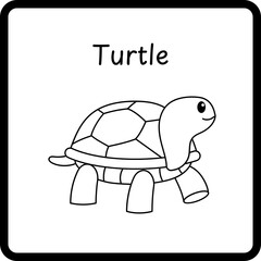 Animals Coloring E Book for Kid - turtle (2)