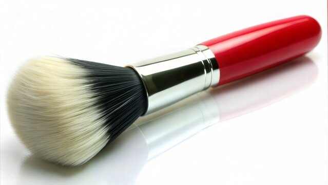 Soft Makeup Brush on White.