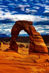 Bizarre Steinb&ouml;gen im Arches Nationalpark