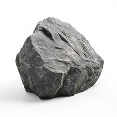 Large, dark gray rock, natural form