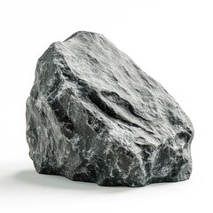 Obraz premium Rough, gray, natural rock specimen