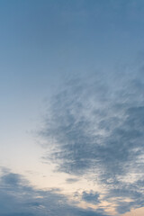 Beautiful photo of the sky and clouds