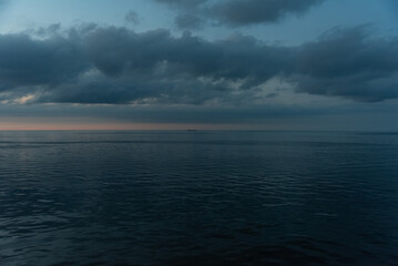 Beautiful photo of the sea and sky
