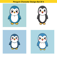 set of penguins