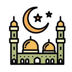 Line- Colored- simple- Ramadhan-Iedulfitr