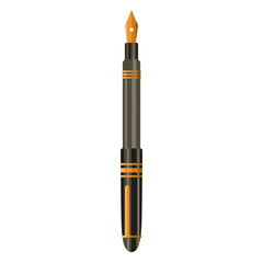 Naklejka premium modern quill realistic design illustration.