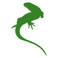 lizard simple silhouette.