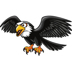 Obraz premium Condor, full body, simple vector logo, white background, black outline, high contrast, 2D flat design, vector illustration, high resolution, high sharpness