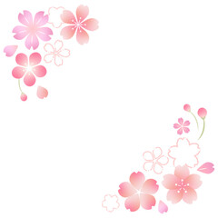 桜のイラスト
