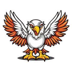 Fototapeta premium Griffin, simple vector logo, white background