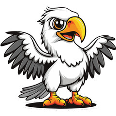 Obraz premium Griffin, simple vector logo, white background