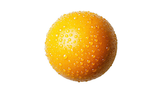 Refreshing mafai fruit closeup with water droplets tropical garden food photography nature macro perspective