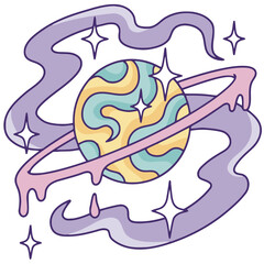 Obraz premium gothic space.