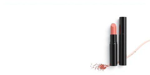 Obraz premium Elegant Makeup Ad Banner for Website Design