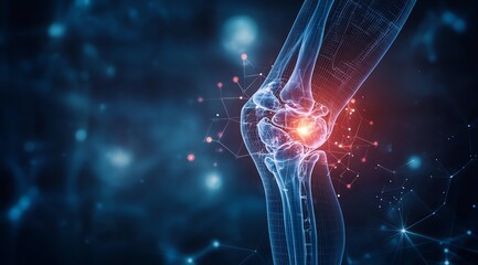Analyzing Knee Joint Pain with Digital Visualization and Network Connections