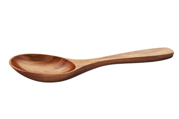 A sleek wooden spoon for various culinary tasks and adding a touch of natural elegance to your kitchen or dining experience